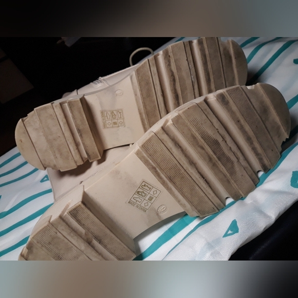 Tan combat boot - Picture 4 of 5